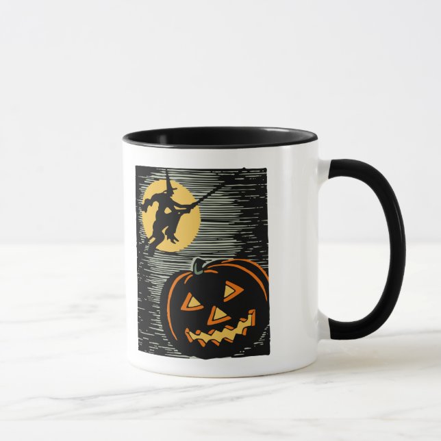 Vintage Halloween-Tasse Tasse (Rechts)