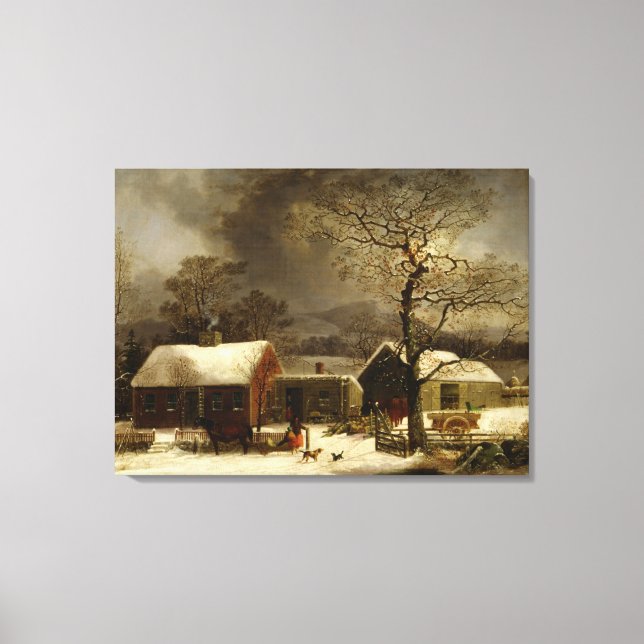 Vintage Haltbarkeit Leinwanddruck (Vorderseite)