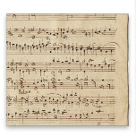 Vintage handgeschriebene Noten (Orgel) Schal<br><div class="desc">Dieses Chiffonschal ist mit handgeschriebener Orgelmusik aus der Antike bedeckt. Tolle Geschenkidee für Musikfans.</div>