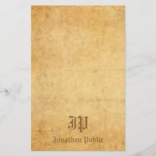 Vintage handgeschriebenes Monogramm Chic Vorlage E