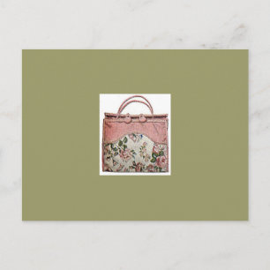 Vintage-Handtasche 1913 #5 Postkarte