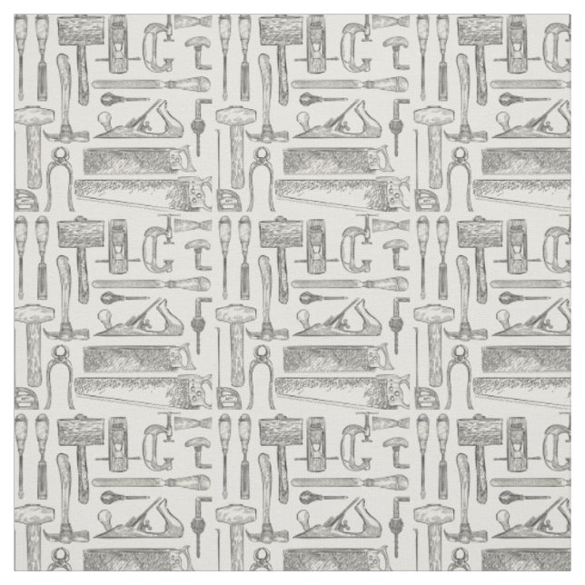 Vintage Handwerksmuster Holzwerkstoff Stoff (Muster)