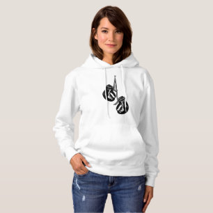 Vintage-Hängeboxhandschuhe Retro-Kämpfer Hoodie