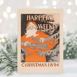 Vintage Harper's Weekly Christmas 1894 Feiertagskarte<br><div class="desc">Harper's Weekly,  Christmas 1894 (1894) | Edward Penfield (American,  1866 - 1925) Verwenden Sie die Designwerkzeuge,  um benutzerdefinierten Text hinzuzufügen oder das Bild zu personalisieren.</div>