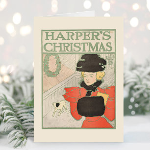 Vintage Harper's Weihnachten 1896
