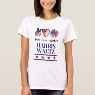 Vintage Harris et Walz T-Shirt pour les élections 