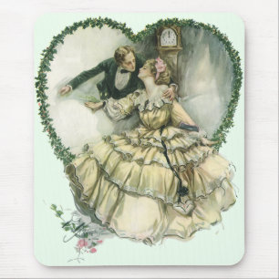 Vintage Harrison Fisher, Weihnachtsbraut und Bräut Mousepad