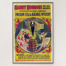 Vintage Harry Houdini Gefängniszelle & Fass-Myster
