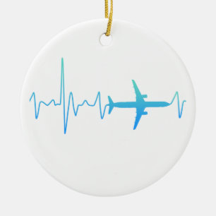 Vintage Häufigkeit des Retro-Pilotprogramms für He Keramik Ornament