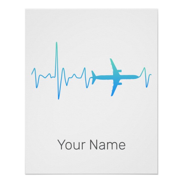 Vintage Häufigkeit des Retro-Pilotprogramms für He Poster (Vorderseite)