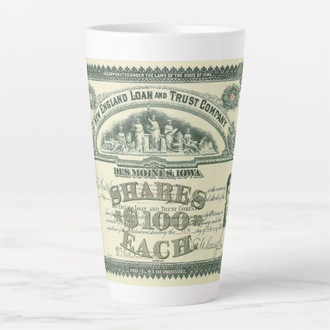 Vintage Hauptstadt Milchtasse (Vorderseite)