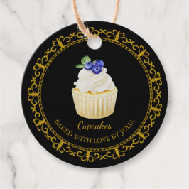 Vintage hausgemachte Cupcakes Hang Tag Geschenkanhänger