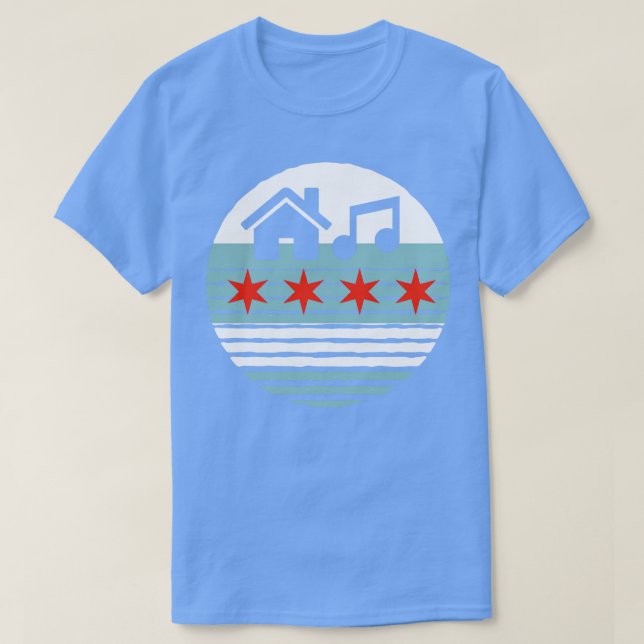 Vintage Hausmusik T-Shirt (Design vorne)