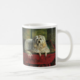 Vintage Haustiere, leibiger Schafhund Kaffeetasse