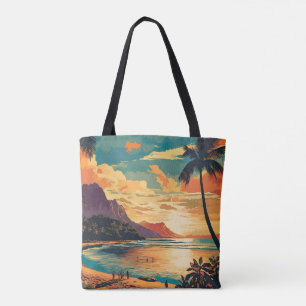 Vintage Hawaii Strand Tasche