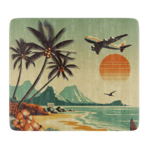 Vintage Hawaii/Tropisch Schneidebrett