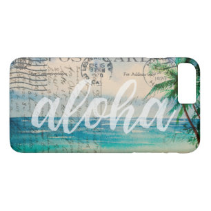 Vintage-Hawaiian-Palmen-Postkarte Case-Mate iPhone Hülle