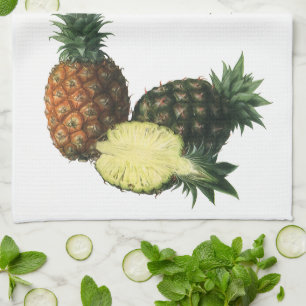 Vintage hawaiianische Ananas, Bio-Lebensmittel Obs Geschirrtuch