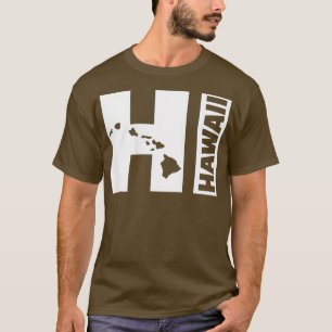 Vintage Hawaiianische Inseln Hawaii Aloha Staat T-Shirt