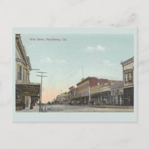 Vintage Healdsburg Kalifornien Postkarte