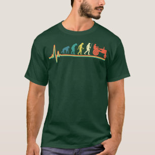 Vintage Heartbeat-Traktor-Retro-Evolution Vintag T-Shirt