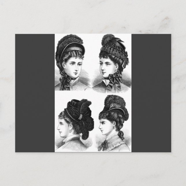 Vintage Hennen Postkarte (Vorderseite)