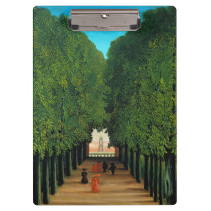 Vintage Henri Rousseau Paris Grüne Bäume Park Kuns Klemmbrett