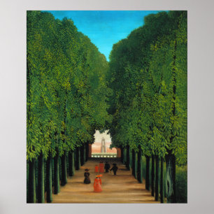 Vintage Henri Rousseau Paris Grüne Bäume Park Kuns Poster