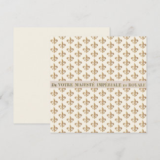 Vintage Heraldische Lilie