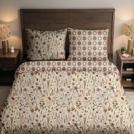 Vintage Herbarium Flower Botanical  Bedruckter Rucksack