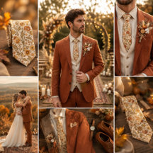 Vintage Herbst-Blumen-Eleganz