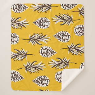 Vintage Herbstelemente Sherpadecke