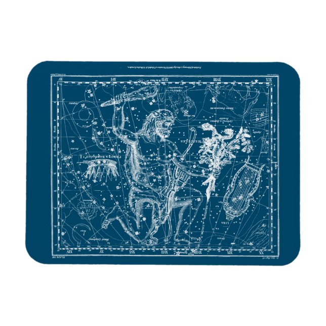 Vintage Herkules-Konstellation Magnet (Horizontal)