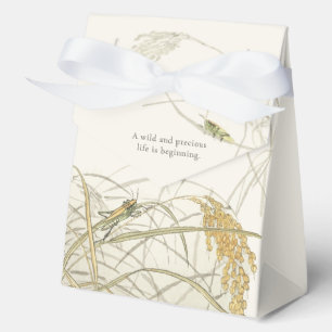 Vintage-Heuschrecke-Baby-Shower Geschenkschachtel