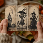 Vintage Hexen AltHalloween-Dekoupage Postkarte<br><div class="desc">Dieses Design kann durch Auswahl der Option Design bearbeiten personalisiert werden. Sie können auch auf andere Gegenstände übertragen. Kontaktieren Sie mich unter colorflowcreations@gmail.com oder nutzen Sie die Chat-Option oben auf der Seite, wenn Sie dieses Design auf einem anderen Produkt haben möchten oder Hilfe bei diesem Design benötigen. Sehen Sie mehr...</div>