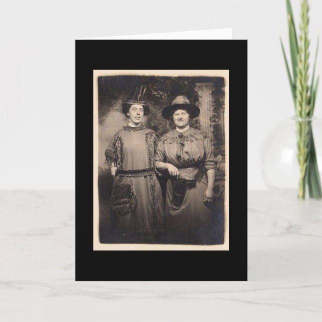 Vintage Hexen Karte (Vorderseite)