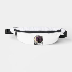 Vintage-Hexen-Shirt mit spooky Moon Halloween-Kuns Bauchtasche
