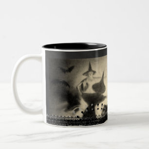 Vintage Hexenbecher Zweifarbige Tasse