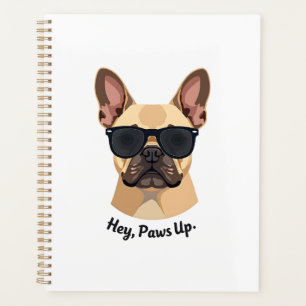 Vintage Hey, Paws Up Lunettes de soleil Bouledogue
