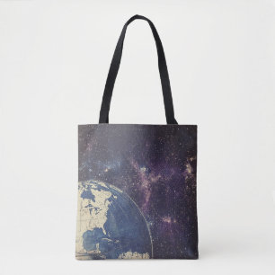 Vintage Himmelsweltkarte (1) Tasche