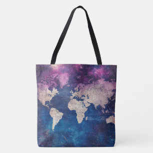 Vintage Himmelsweltkarte (4) Tasche