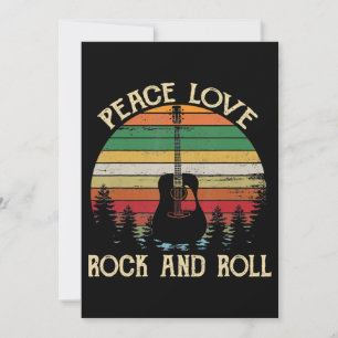 Vintage Hippie Van Blume Bus Liebe Frieden Einladung