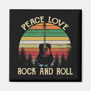 Vintage Hippie Van Blume Bus Liebe Frieden Magnet