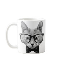 Vintage Hipsterkatze