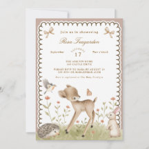 Vintage-Hirsch-Wald-Baby-Party