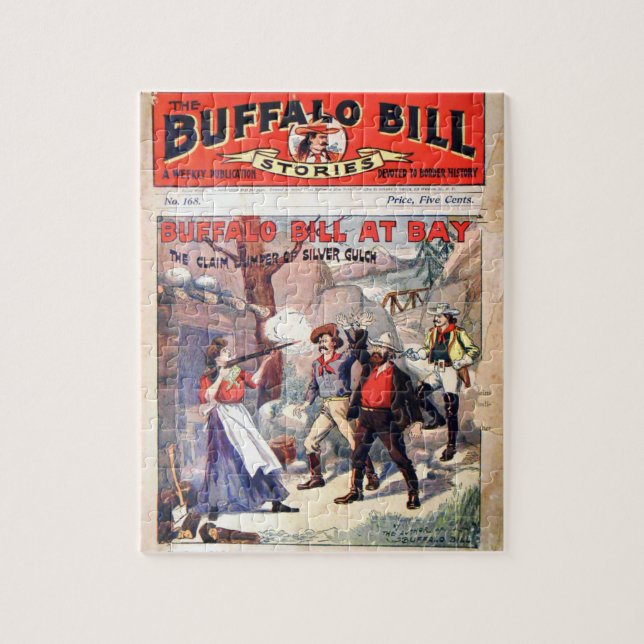Vintage Historias Von Buffalo Bill Western Comic (Vertikal)