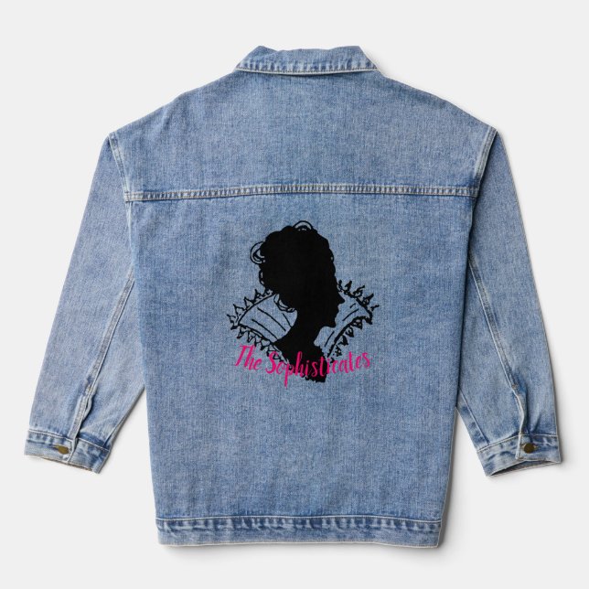 Vintage, hoch entwickelte Lady Jeansjacke (Rückseite)