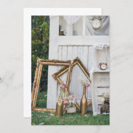 Vintage Hochzeit Einladung