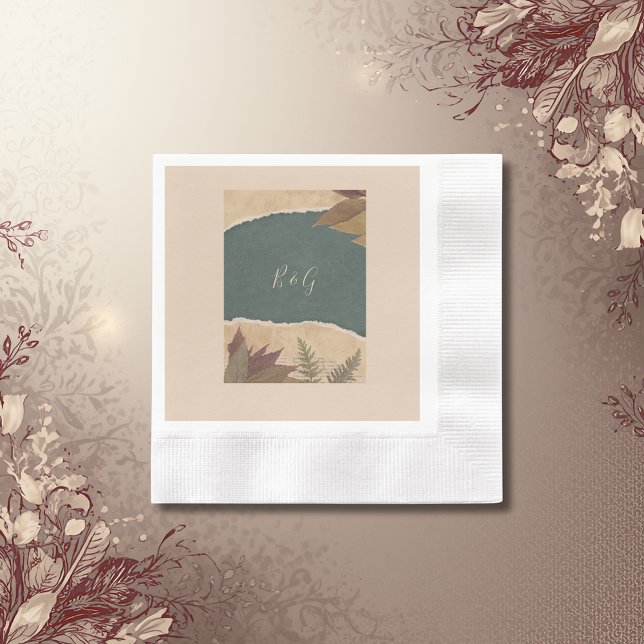 Vintage Hochzeit im boho-Stil Serviette (Von Creator hochgeladen)