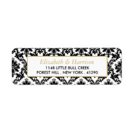 Vintage Hochzeit mit Gold, Schwarz und Weiß